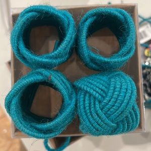 Brand new never been used napkin rings